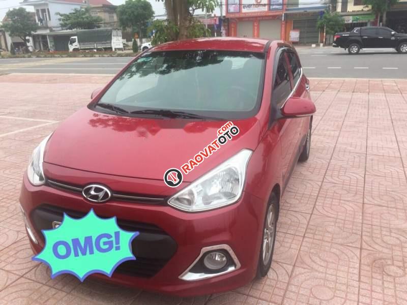 Bán Hyundai Grand i10 1.0 AT sản xuất năm 2016, màu đỏ, đã đi 41730 km-1