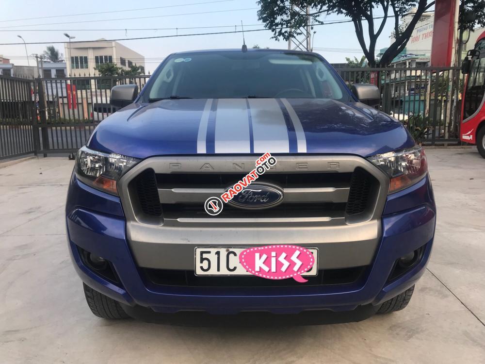 Cần bán Ford Ranger XLS 4x2 MT sản xuất 2015, màu xanh lam, nhập khẩu-5