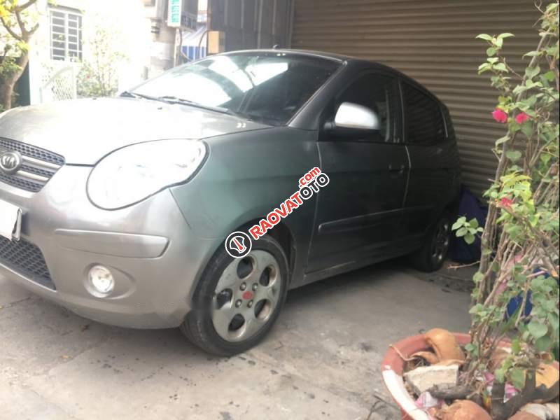 Bán ô tô Kia Morning MT năm sản xuất 2009, màu xám, xe tình trạng đẹp, nội thất zin-0