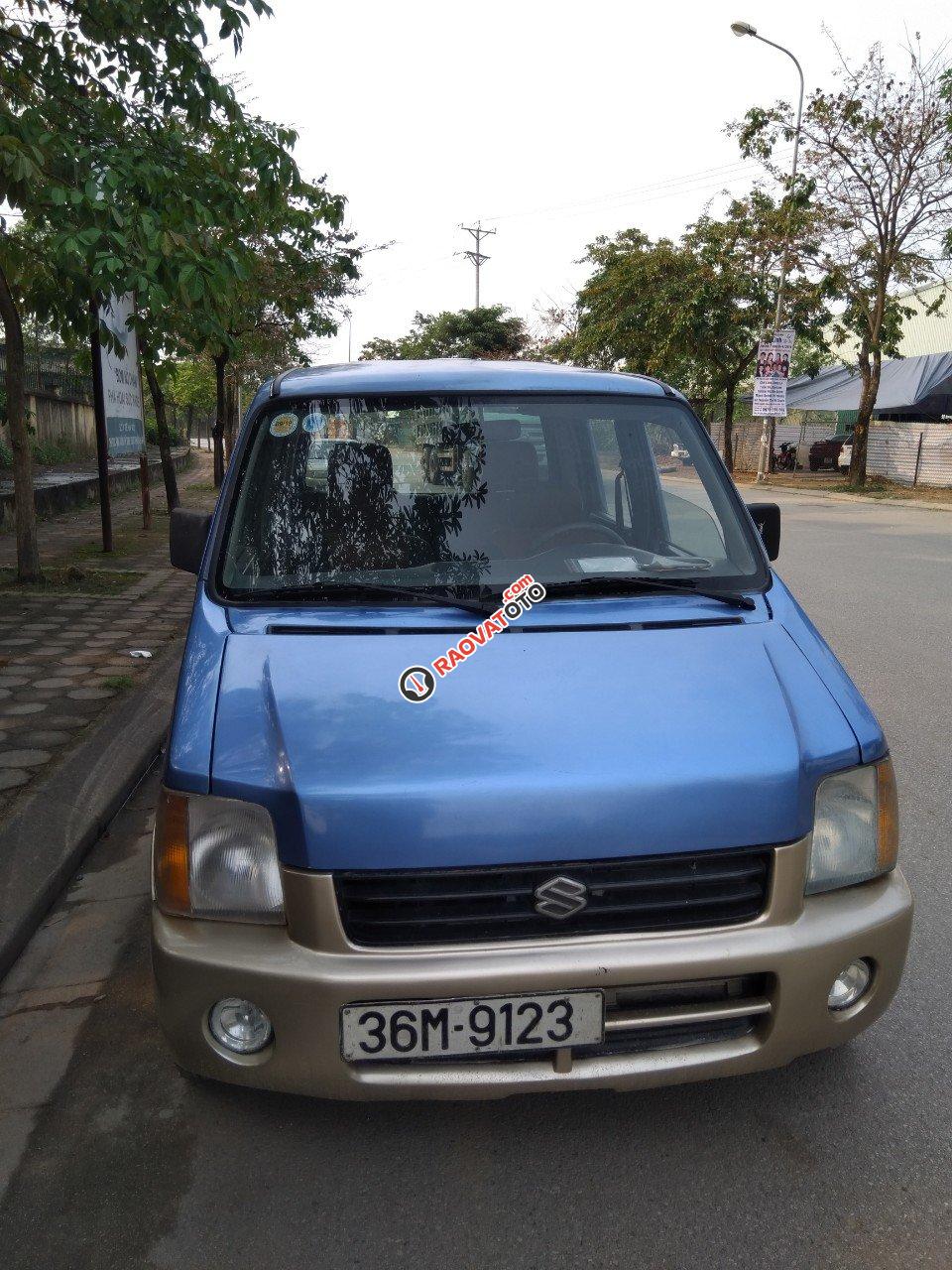 Xe Suzuki Wagon R năm 2005, màu xanh lam còn mới, giá 60 triệu-0