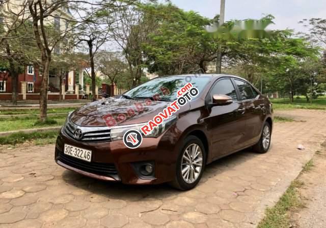 Bán Toyota Corolla altis 1.8G AT sản xuất 2016, màu nâu, xe gia đình-4