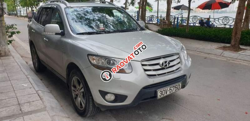 Bán Hyundai Santa Fe SLX 2010, màu bạc, nhập khẩu  -2