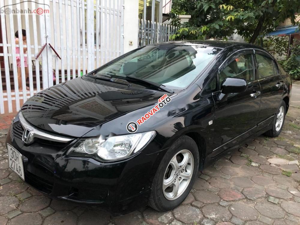Cần bán lại xe Honda Civic AT sản xuất năm 2007, màu đen-0