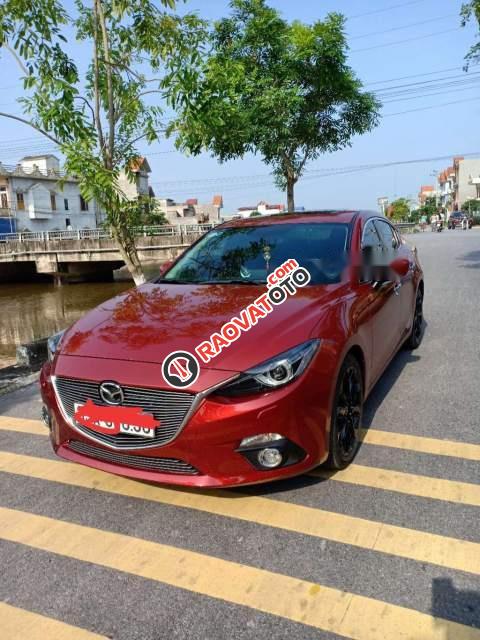 Bán Mazda 3 2.0 sản xuất 2016, màu đỏ, xe như mới-1