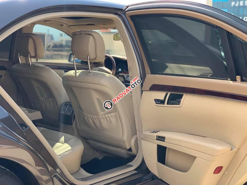 Bán xe Mercedes S400 2012 màu nâu cafe, bản xăng điện (Hybrid) nhập Đức-0