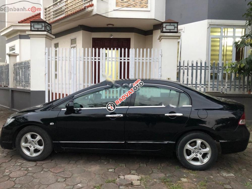 Cần bán lại xe Honda Civic AT sản xuất năm 2007, màu đen-1