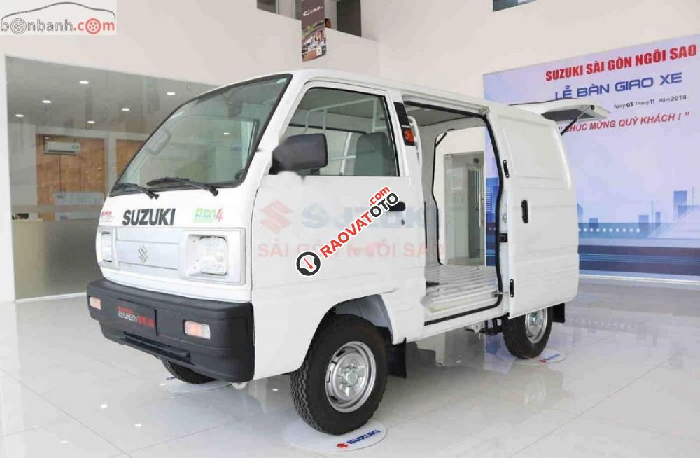 Cần bán Suzuki Super Carry Van đời 2019, màu trắng-0