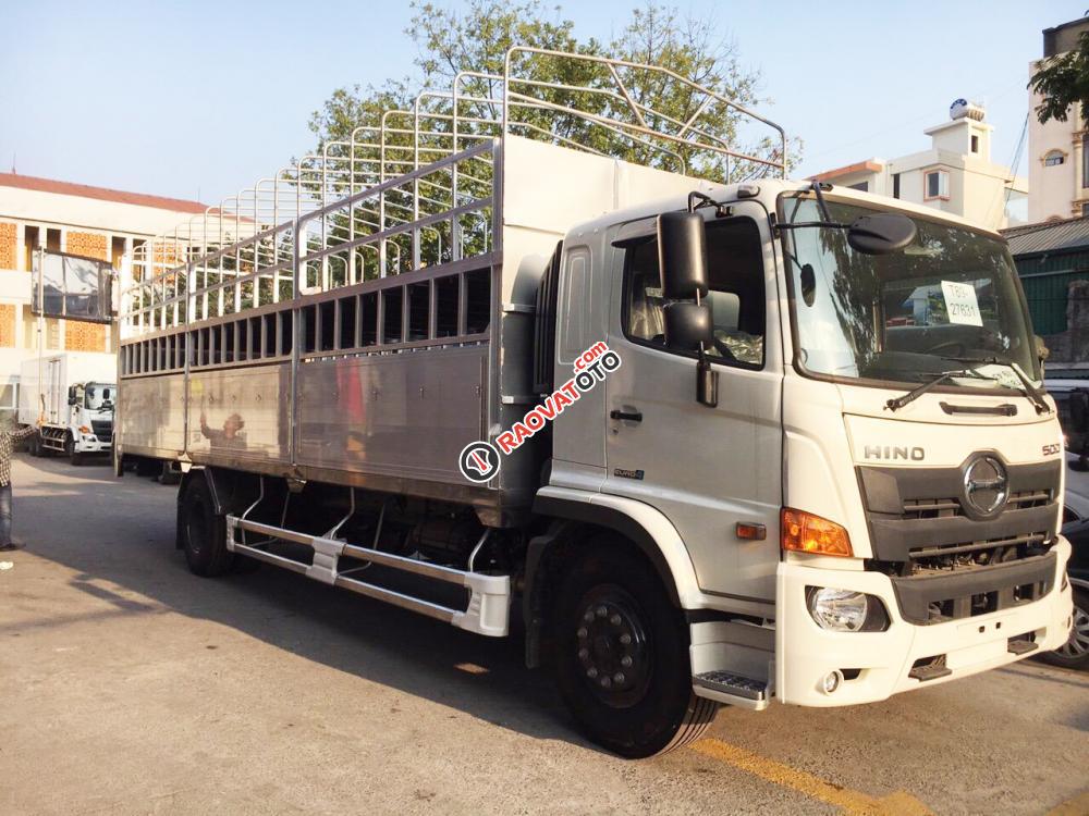 Bán xe tải Hino 2019 8 tấn chở xe máy 8.9m-1
