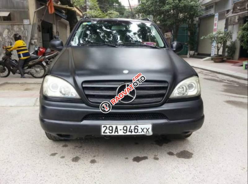 Bán Mercedes ML 320 đời 2002, màu đen, nhập khẩu, số tự động-5