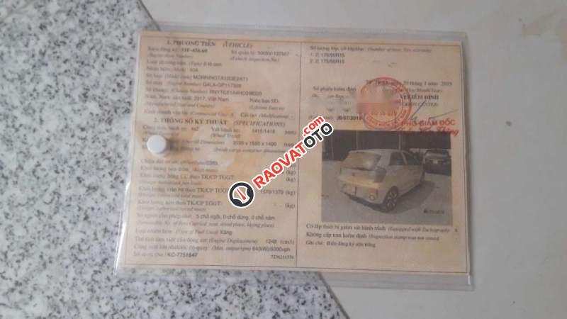 Bán xe Kia Morning 1.25 AT đời 2017, màu bạc, nhập khẩu-4