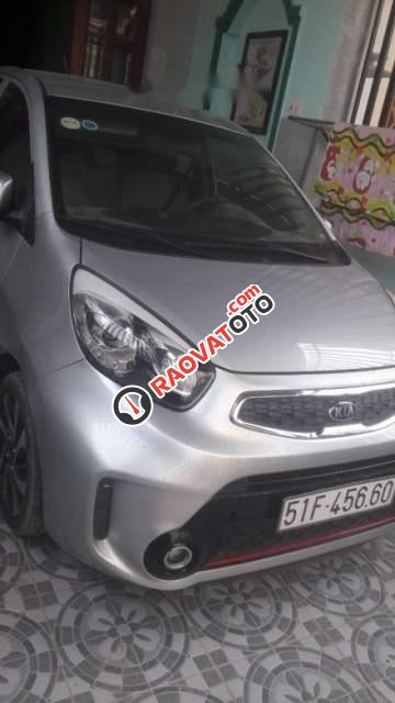 Bán xe Kia Morning 1.25 AT đời 2017, màu bạc, nhập khẩu-0