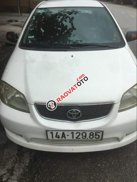 Bán Toyota Vios G sản xuất năm 2003, màu trắng xe gia đình, giá 186tr-0