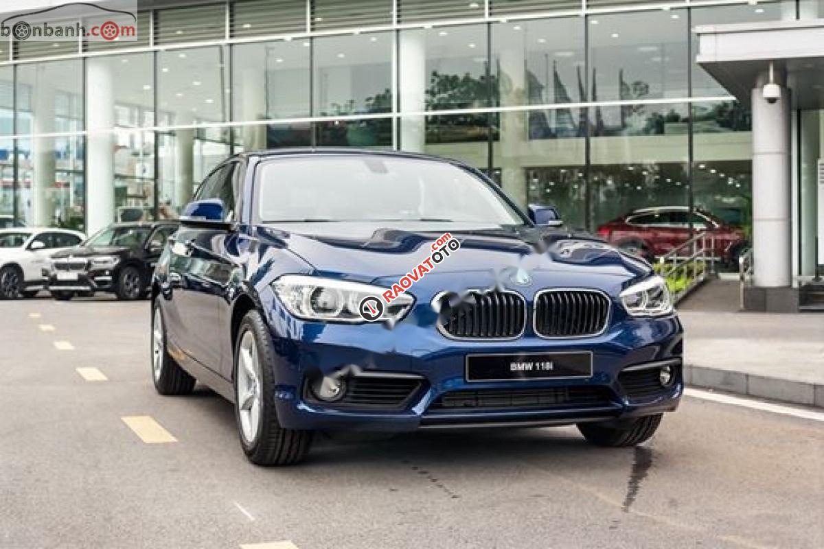 Bán xe BMW 1 Series 118i đời 2019, màu xanh lam, nhập khẩu nguyên chiếc-6
