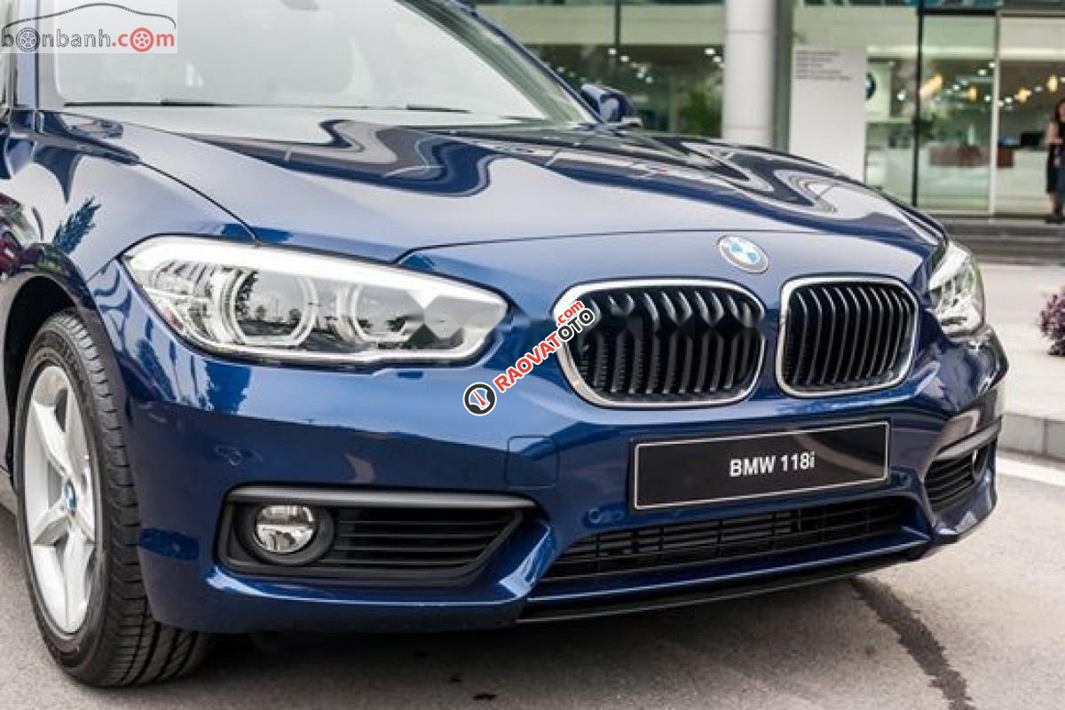 Bán xe BMW 1 Series 118i đời 2019, màu xanh lam, nhập khẩu nguyên chiếc-5