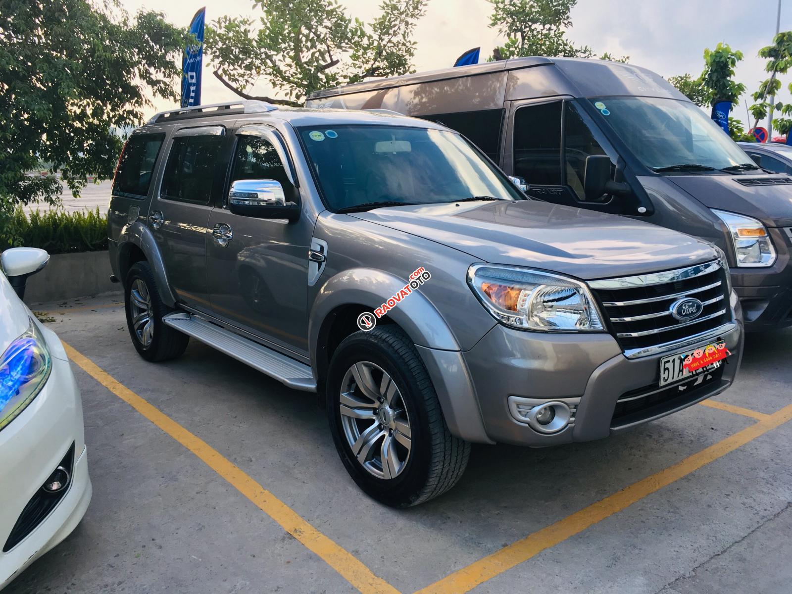 Bán Ford Everest AT sản xuất 2010, màu xám  -1