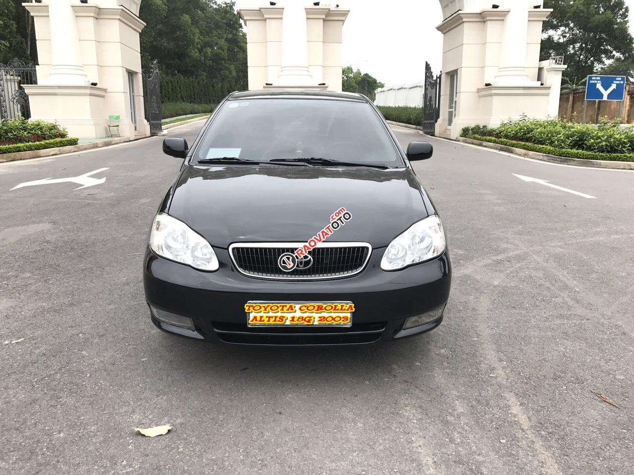 Cần bán xe Toyota Corolla altis 1.8G đời 2003, màu đen. Chính chủ cực chất lượng-19