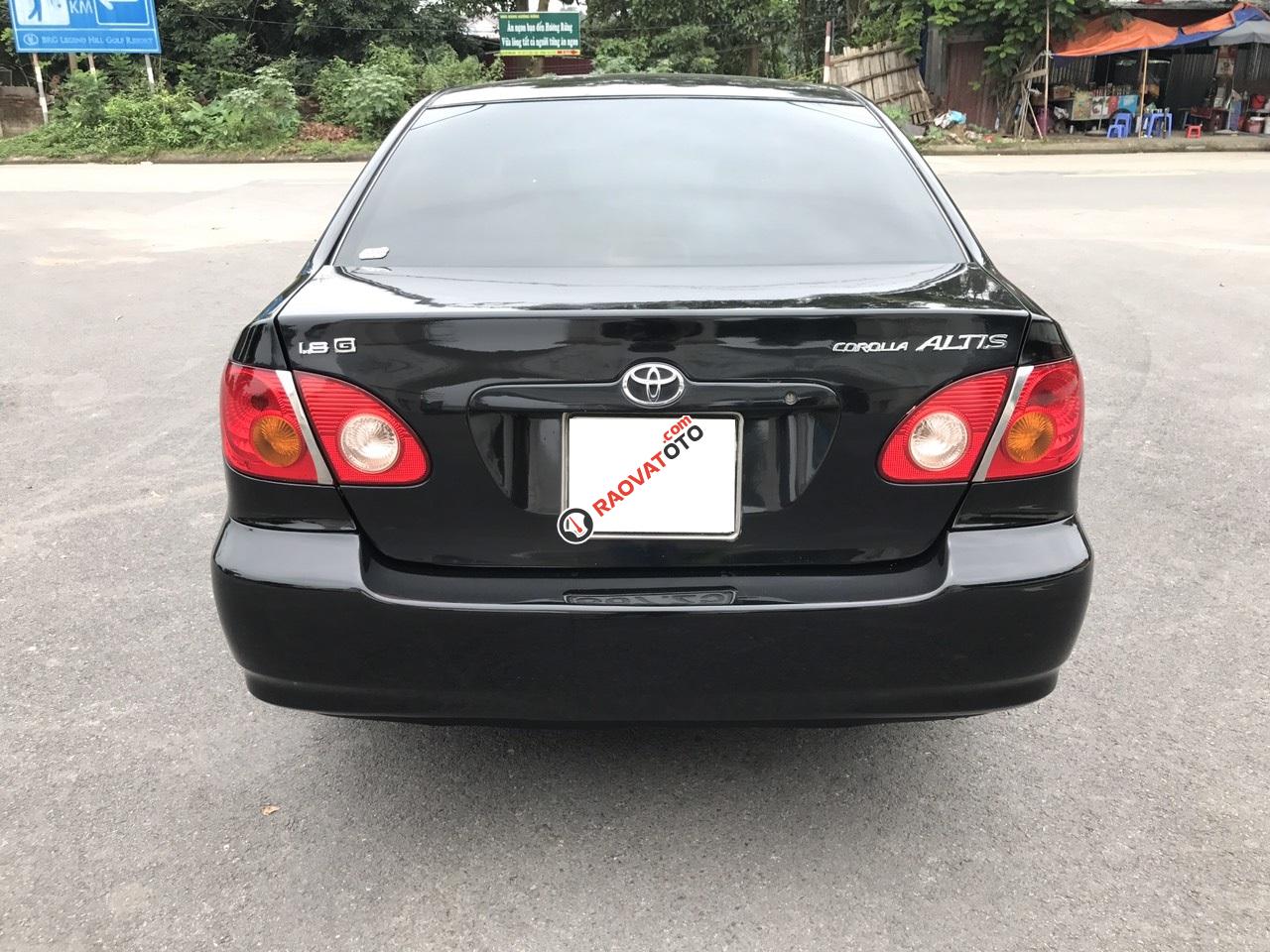 Cần bán xe Toyota Corolla altis 1.8G đời 2003, màu đen. Chính chủ cực chất lượng-0