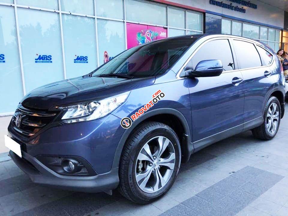 Cần bán CRV 2015, số tự động, bản full 2.4, màu xanh-3