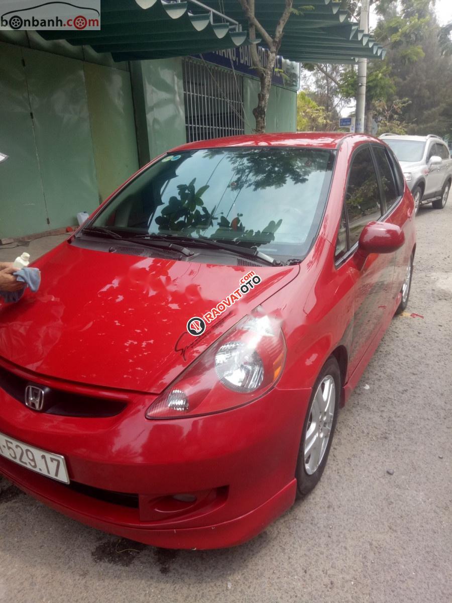 Bán ô tô Honda FIT 1.5 AT sản xuất năm 2008, màu đỏ, nhập khẩu nguyên chiếc  -0