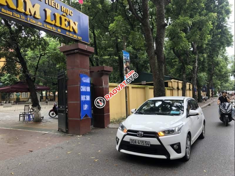 Bán Toyota Yaris G 2014, màu trắng, giá chỉ 530 triệu-1