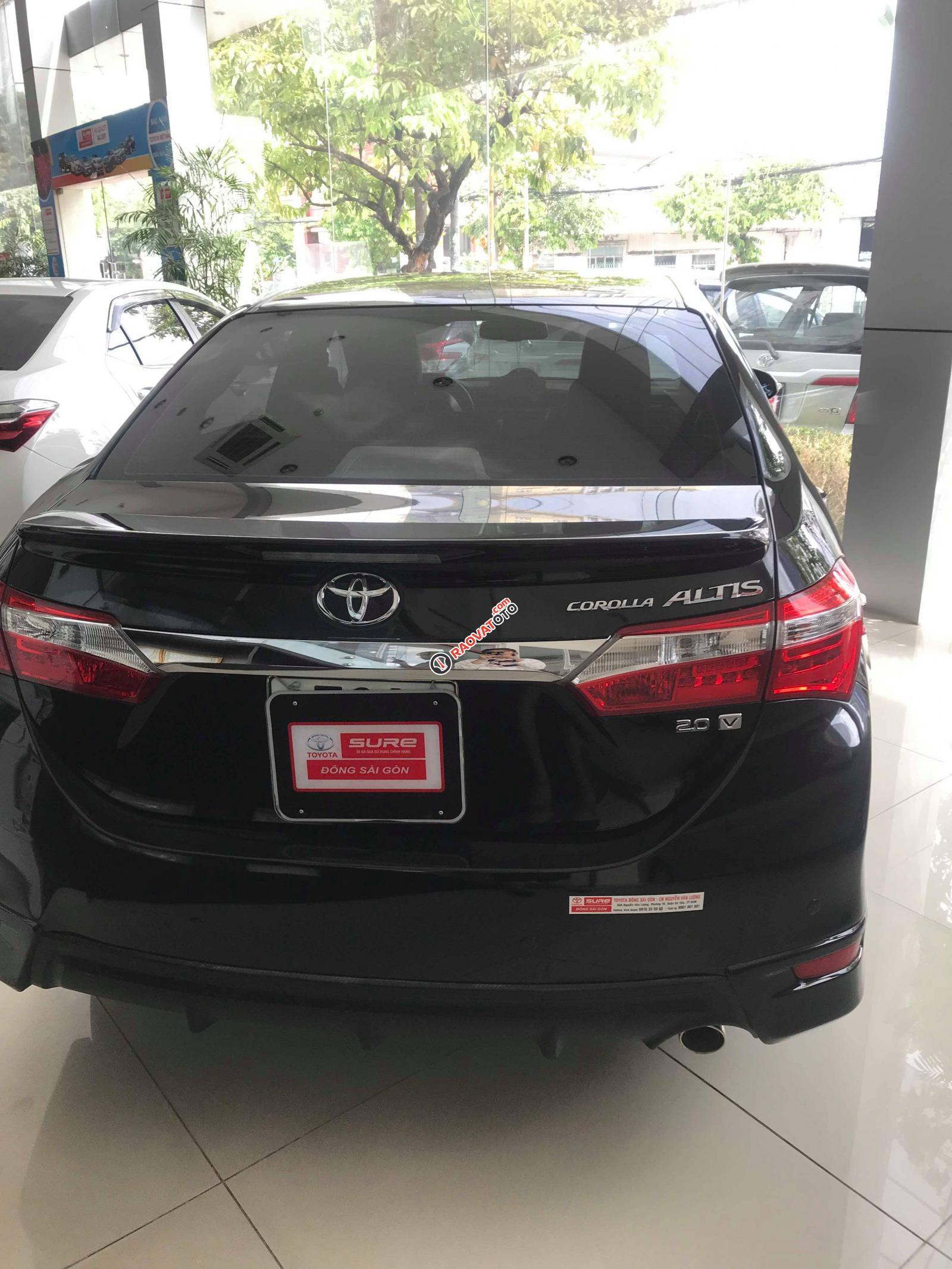 Corolla altis 2.0V sản xuất 2016, số tự dộng màu đen. Phù hợp cho gia đình-2