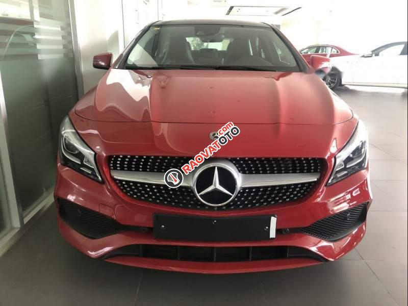 Bán Mercedes CLA250 sản xuất 2018, màu đỏ, xe nhập-3