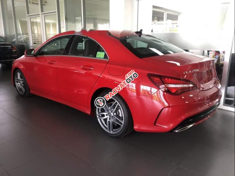 Bán Mercedes CLA250 sản xuất 2018, màu đỏ, xe nhập-4