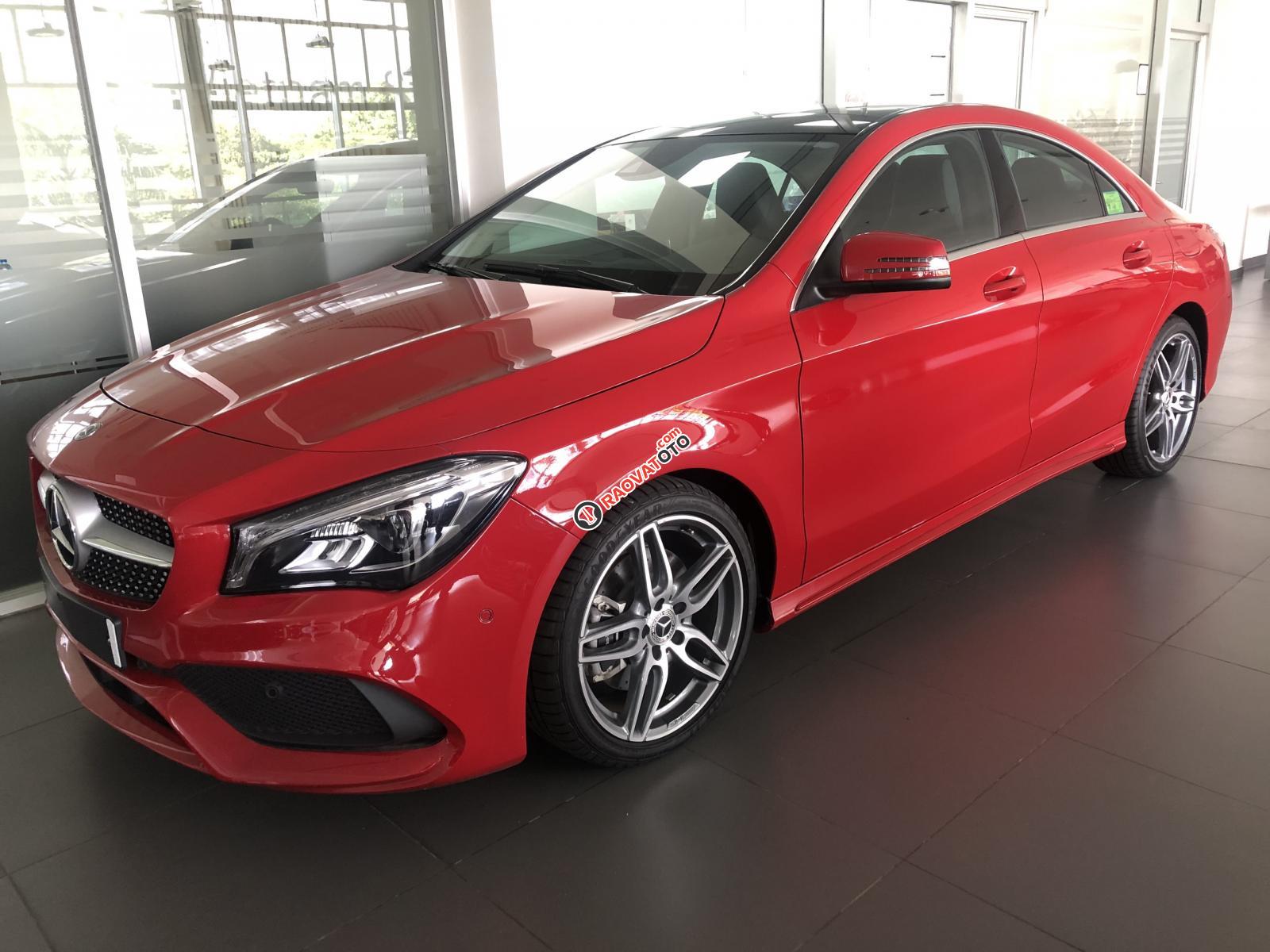 Bán xe Mercedes CLA 250 mới, màu đỏ, xe nhập khẩu, vay trả góp 80% giá trị xe, lãi 0.77%/tháng cố định 36 tháng-4