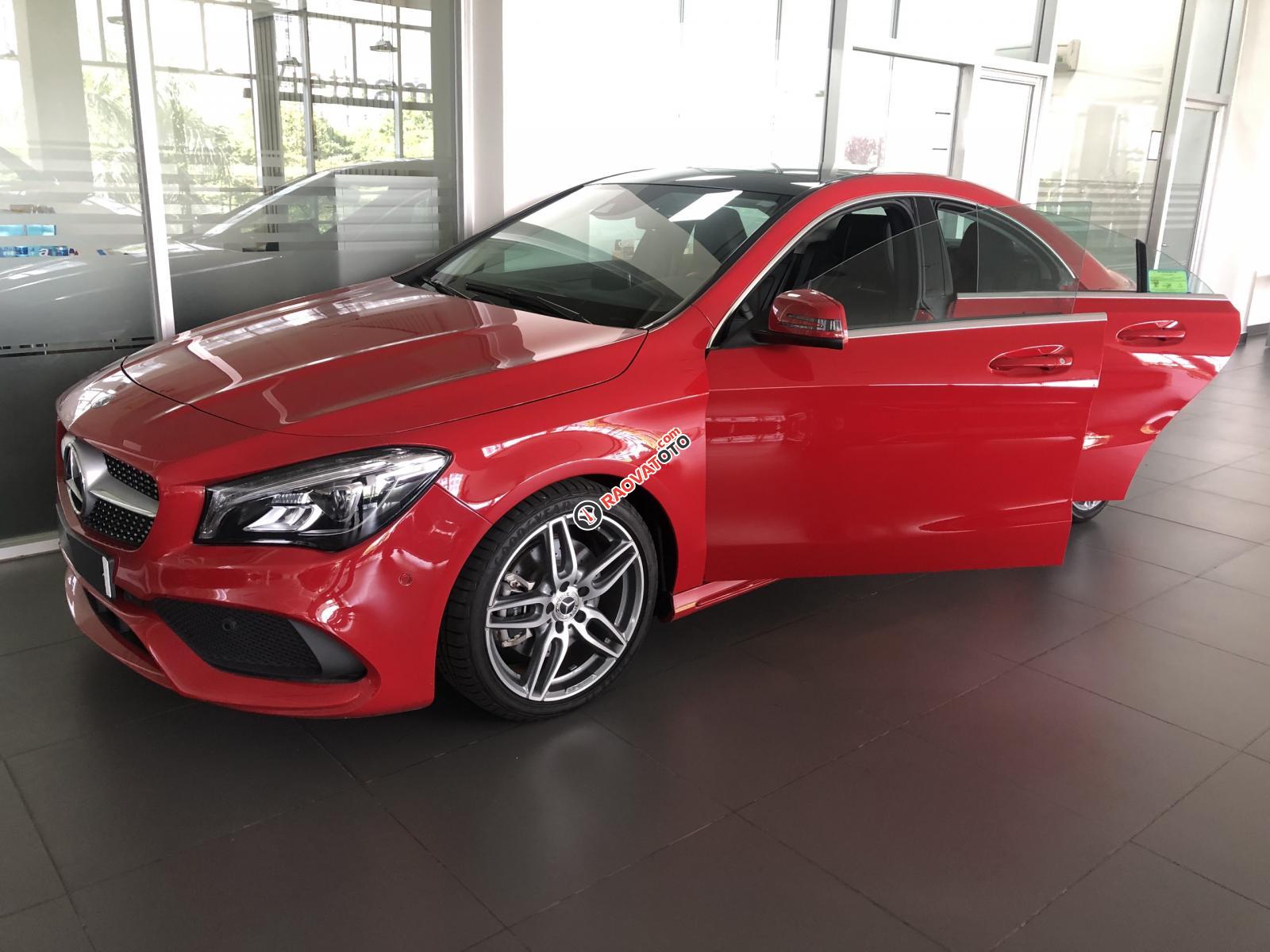 Bán xe Mercedes CLA 250 mới, màu đỏ, xe nhập khẩu, vay trả góp 80% giá trị xe, lãi 0.77%/tháng cố định 36 tháng-0
