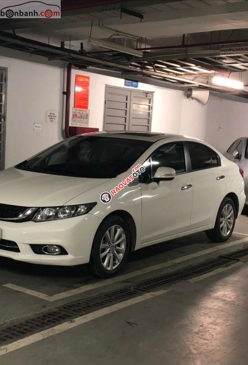 Bán ô tô Honda Civic 2.0 AT sản xuất năm 2015, màu trắng chính chủ-4