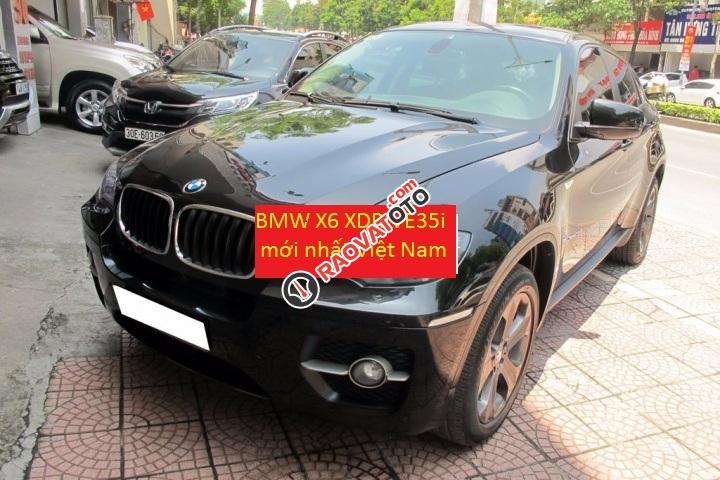 Bán BMW X6 XDriver 35i màu đen, sản xuất 2011, biển Hà Nội-0