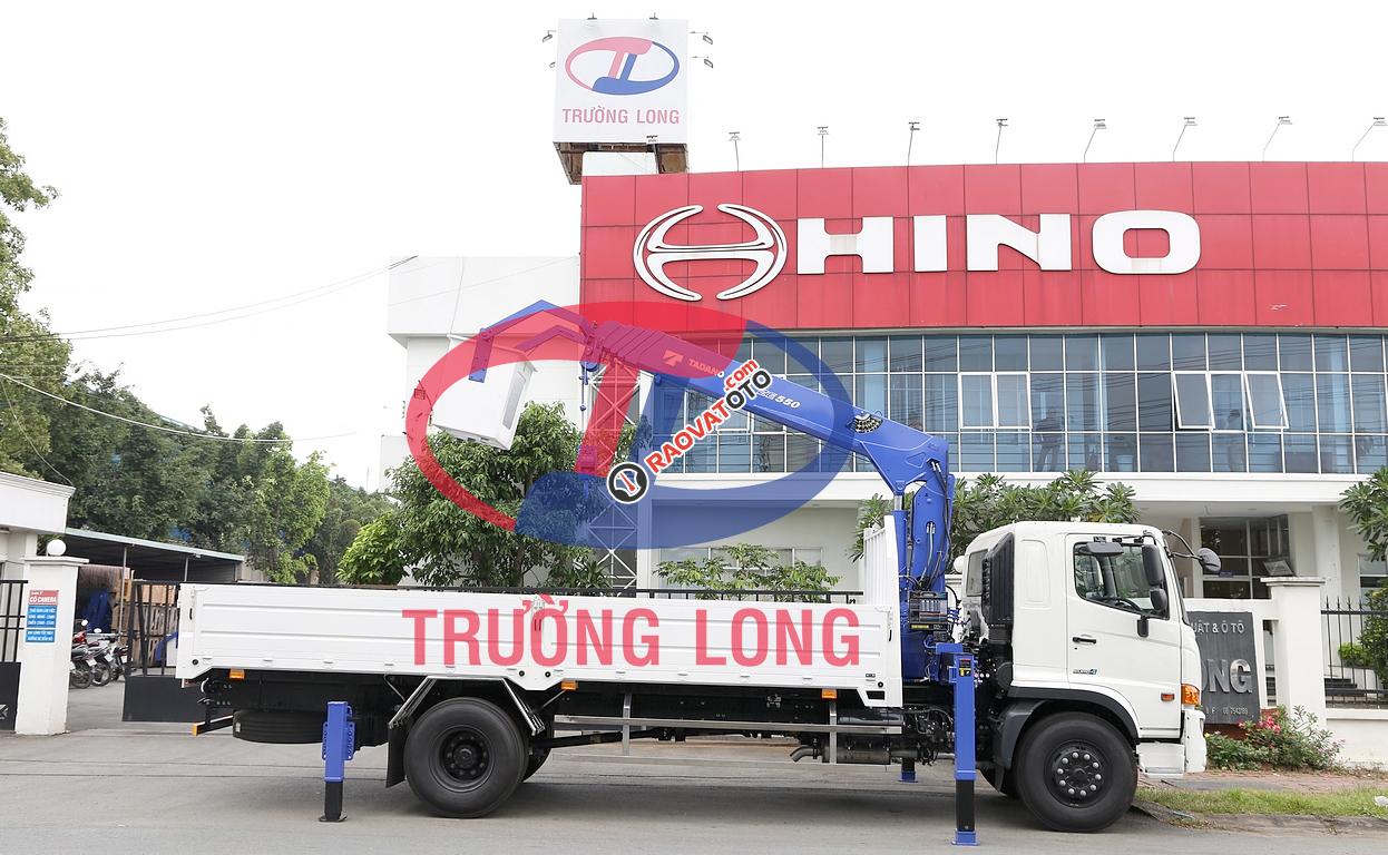 Xe tải cẩu 7 tấn, lắp cẩu Tadano 5 tấn | Hino Series 500 FG EURO 4-6
