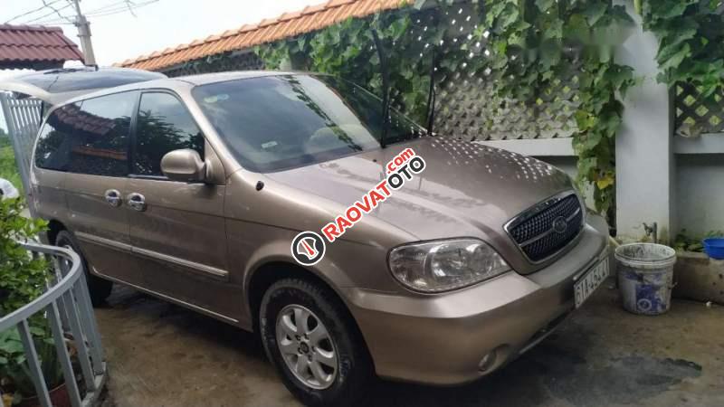 Cần bán lại xe Kia Carnival GS sản xuất 2009, màu nâu, xe nhập-4