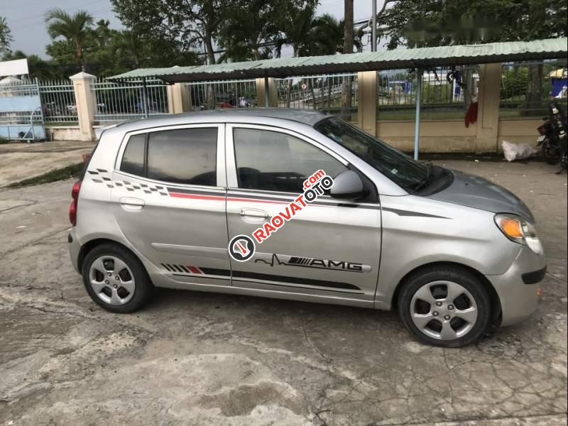 Bán Kia Morning MT đời 2009, màu bạc, xe đẹp máy zin-1