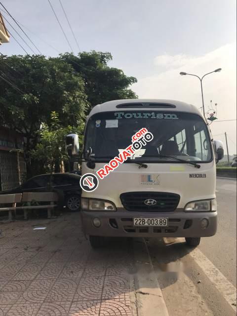 Bán Hyundai County sản xuất 2000, màu kem (be), xe nhập, 98 triệu-0