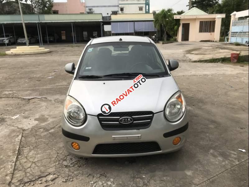 Bán Kia Morning MT đời 2009, màu bạc, xe đẹp máy zin-0