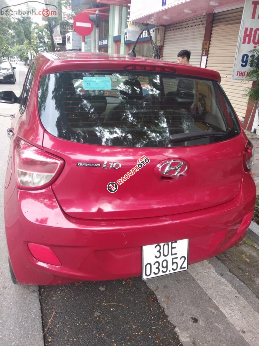 Cần bán Hyundai Grand i10 1.0 AT đời 2016, màu đỏ, nhập khẩu nguyên chiếc, tư nhân chính chủ-1