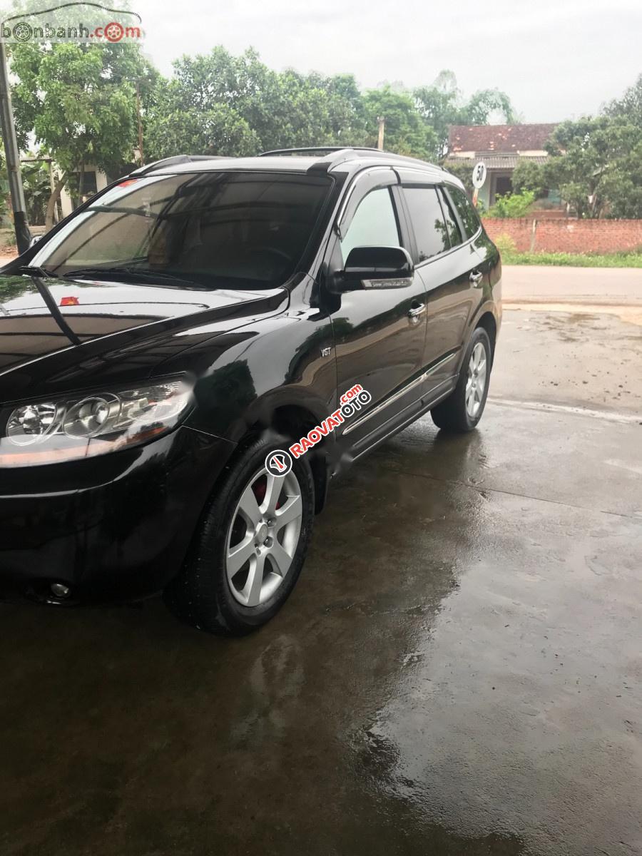 Cần bán Hyundai Santa Fe MLX sản xuất 2007, màu đen, xe nhập  -8