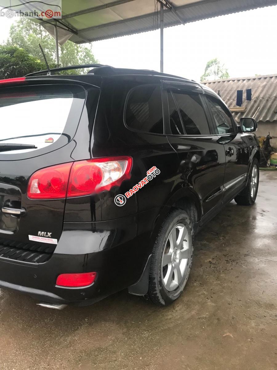 Cần bán Hyundai Santa Fe MLX sản xuất 2007, màu đen, xe nhập  -6