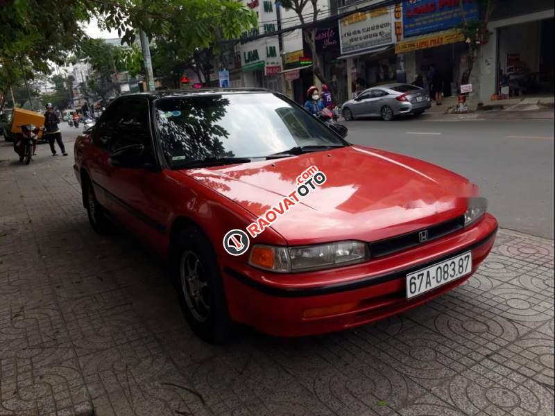 Bán Honda Accord đời 2000, màu đỏ, nhập khẩu số sàn-0