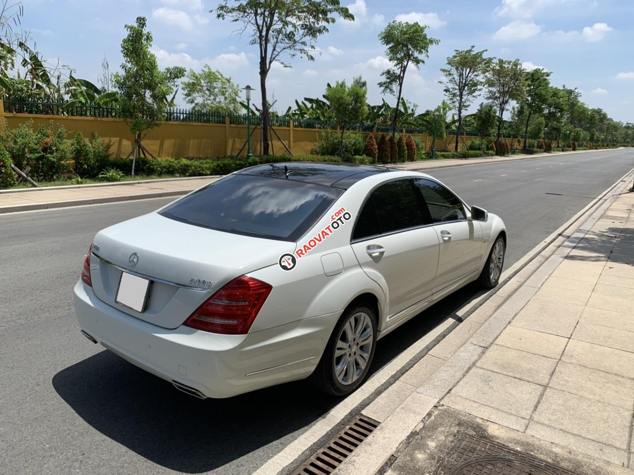 Bán xe Mercedes S400 model 2012 màu trắng, xăng điện-18