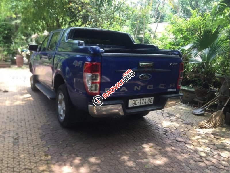 Bán Ford Ranger XLT sản xuất năm 2015, màu xanh lam, xe nhập-2