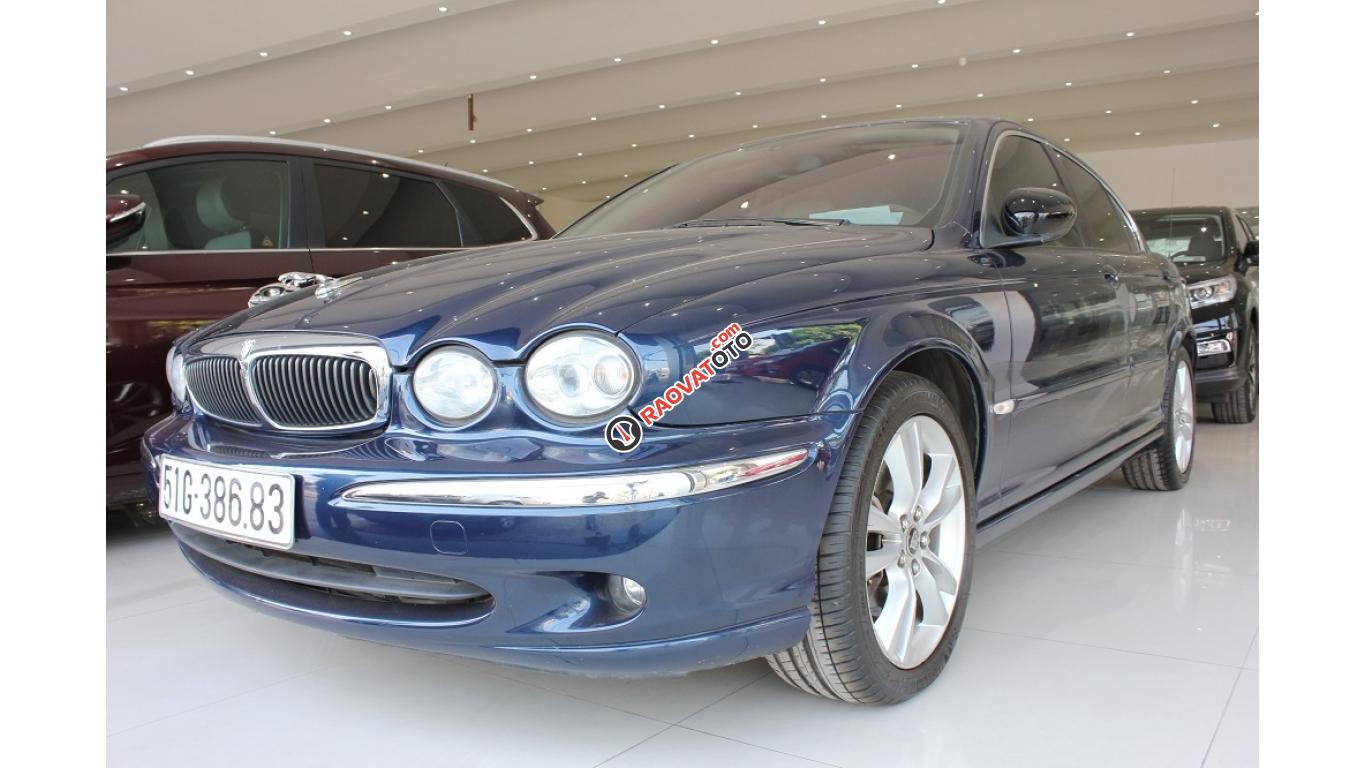 HCM: Jaguar X Type 2.1 V6 AT 2009, màu xanh, xe nhập-7