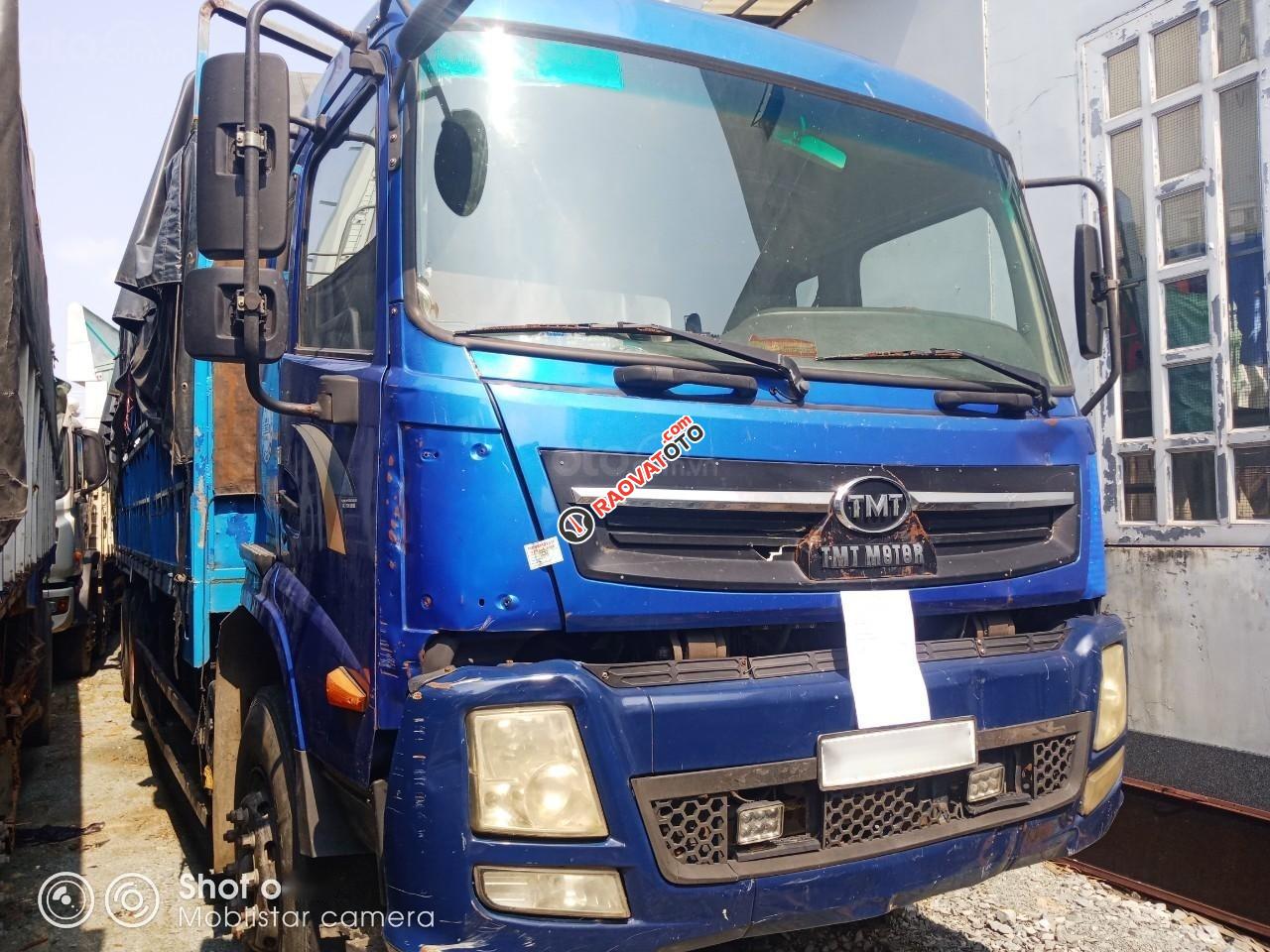 Bán xe ô tô tải Cửu Long TMT tải trọng 14.5 tấn, sản xuất 2016, màu xanh lam, giá chỉ 480 triệu-2