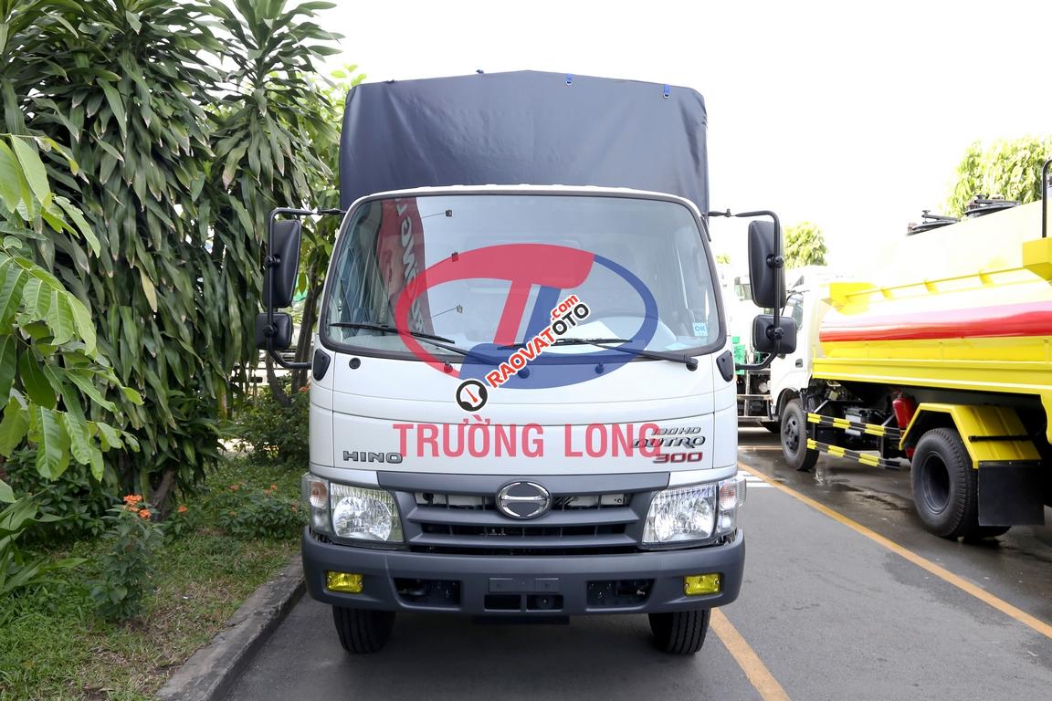 Xe tải mui bạt bửng inox 4.8 tấn | Hino XZU342LTKD3 (nhập khẩu) kèm phụ kiện và ưu đãi-0