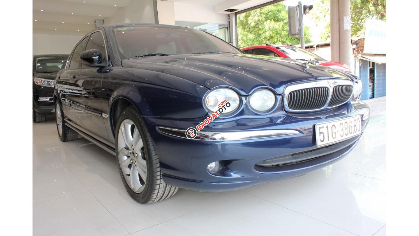 HCM: Jaguar X Type 2.1 V6 AT 2009, màu xanh, xe nhập-6