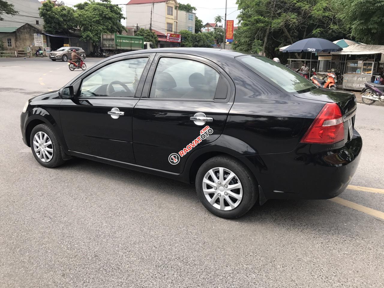 Cần bán xe Daewoo Gentra SX 2010, màu đen, xe tuyển chính chủ cán bộ Huyện-2