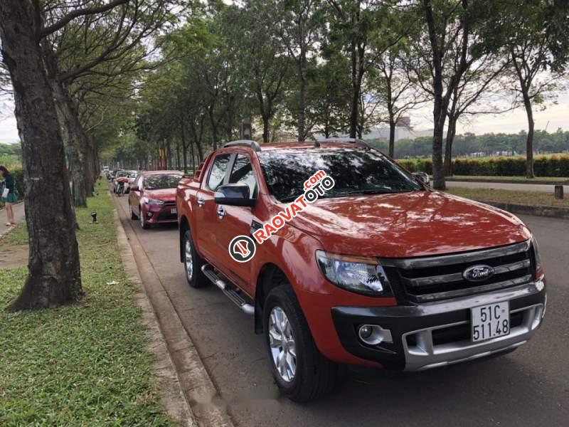 Bán Ford Ranger Wildtrak 2014, màu đỏ, nhập khẩu số tự động-3