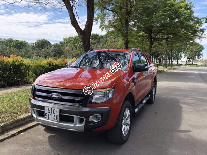 Bán Ford Ranger Wildtrak 2014, màu đỏ, nhập khẩu số tự động-1