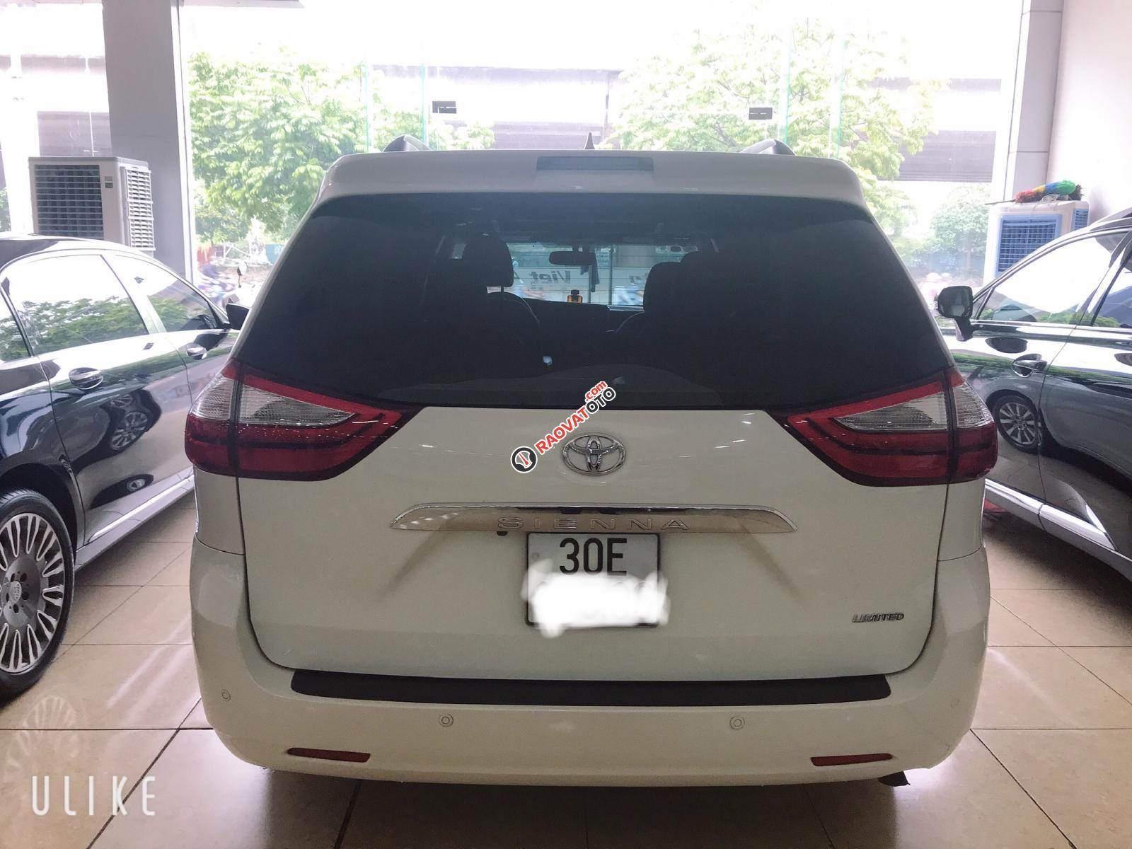 Bán Toyota Sienna 3.5 Limited nhập Mỹ, đăng ký 2016,1 chủ từ đầu, biển Hà Nội. LH: 0906223838-3